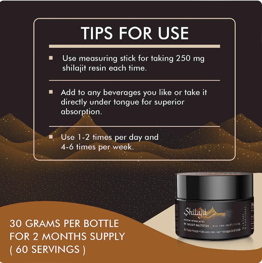 HIMALAYAN SHILAJIT RESIN 30g